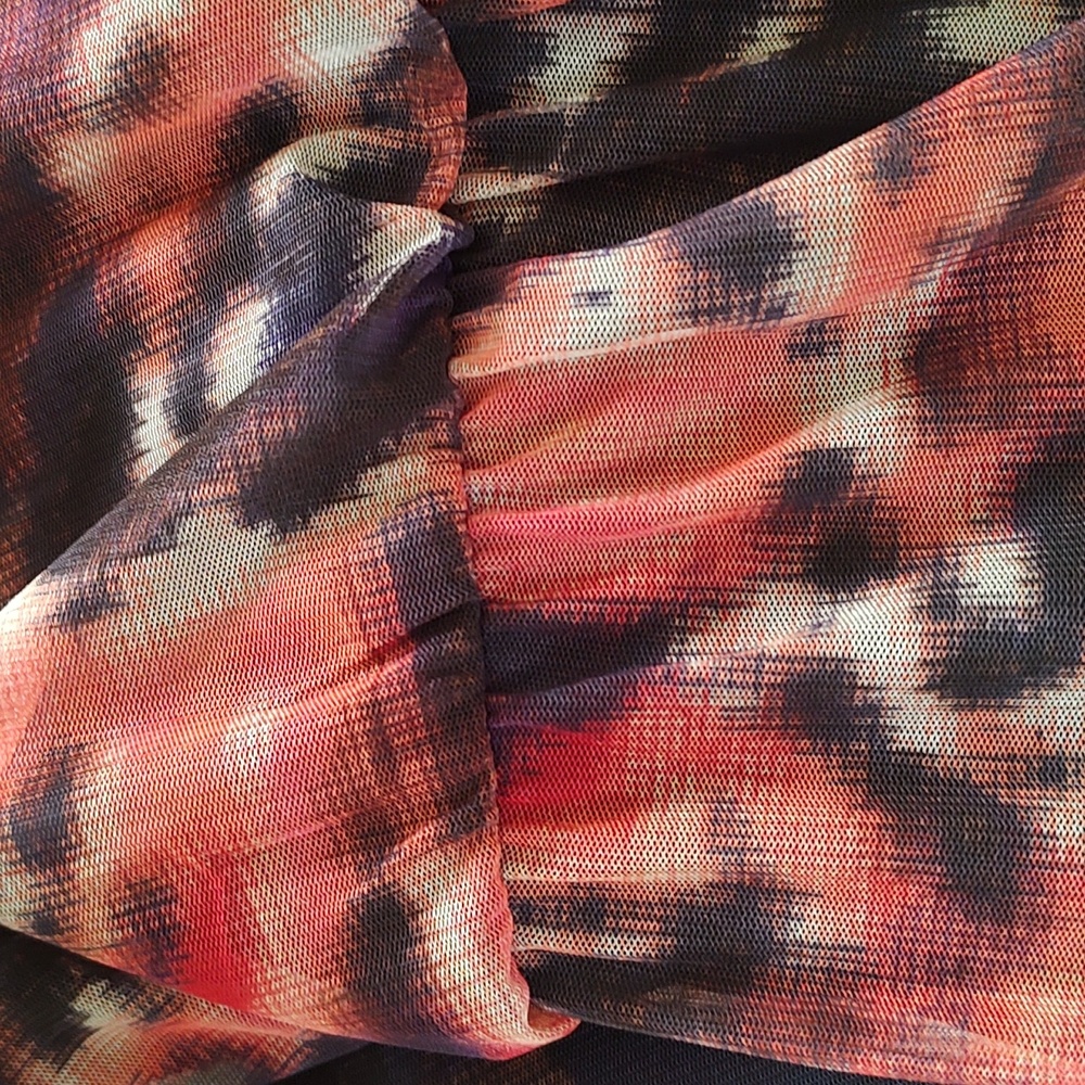 Dress size 8 orange and brown print - Picture 5 of 5